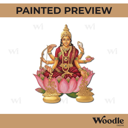 Lakshmi Ji Pre Marked MDF Design 10