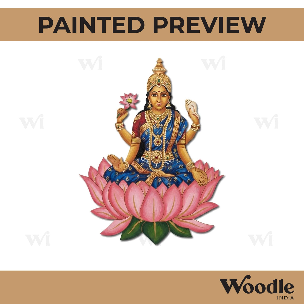 Lakshmi Ji Pre Marked MDF Design 11