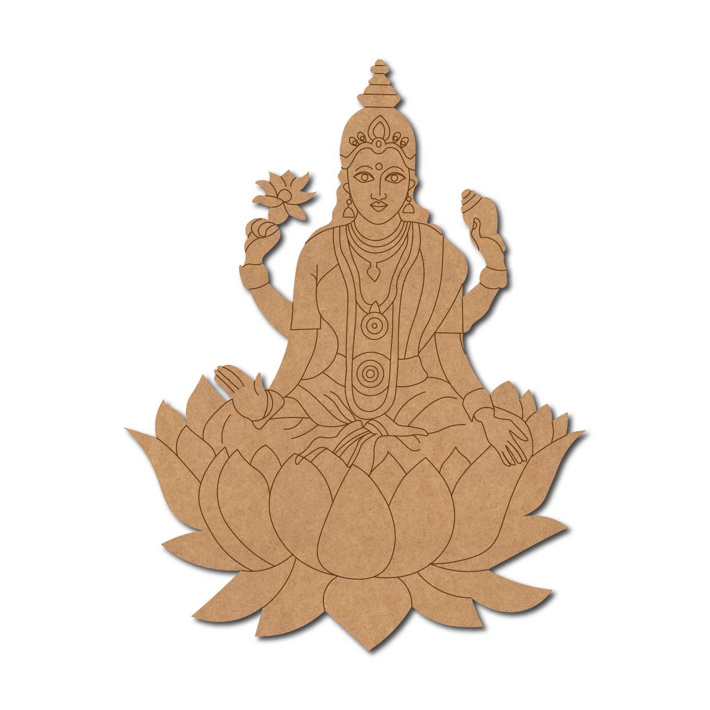 Lakshmi Ji Pre Marked MDF Design 11