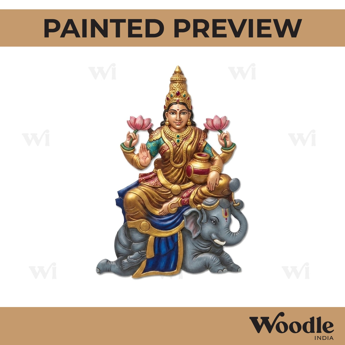 Lakshmi Ji Pre Marked MDF Design 6