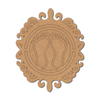 Lakshmi Paul Feet Two Layered Base MDF Design 1