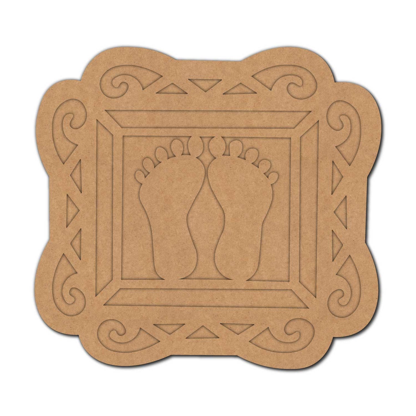 Lakshmi Paul Feet Two Layered Base MDF Design 2