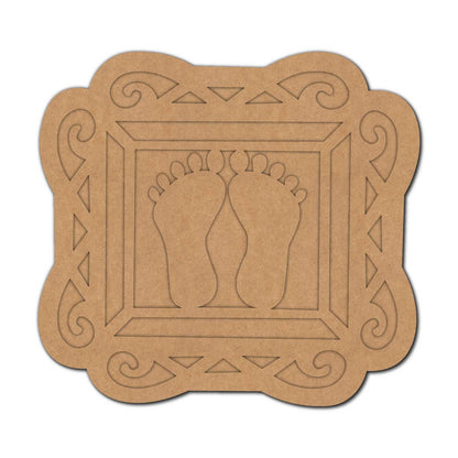 Lakshmi Paul Feet Two Layered Base MDF Design 2