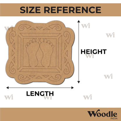 Lakshmi Paul Feet Two Layered Base MDF Design 2