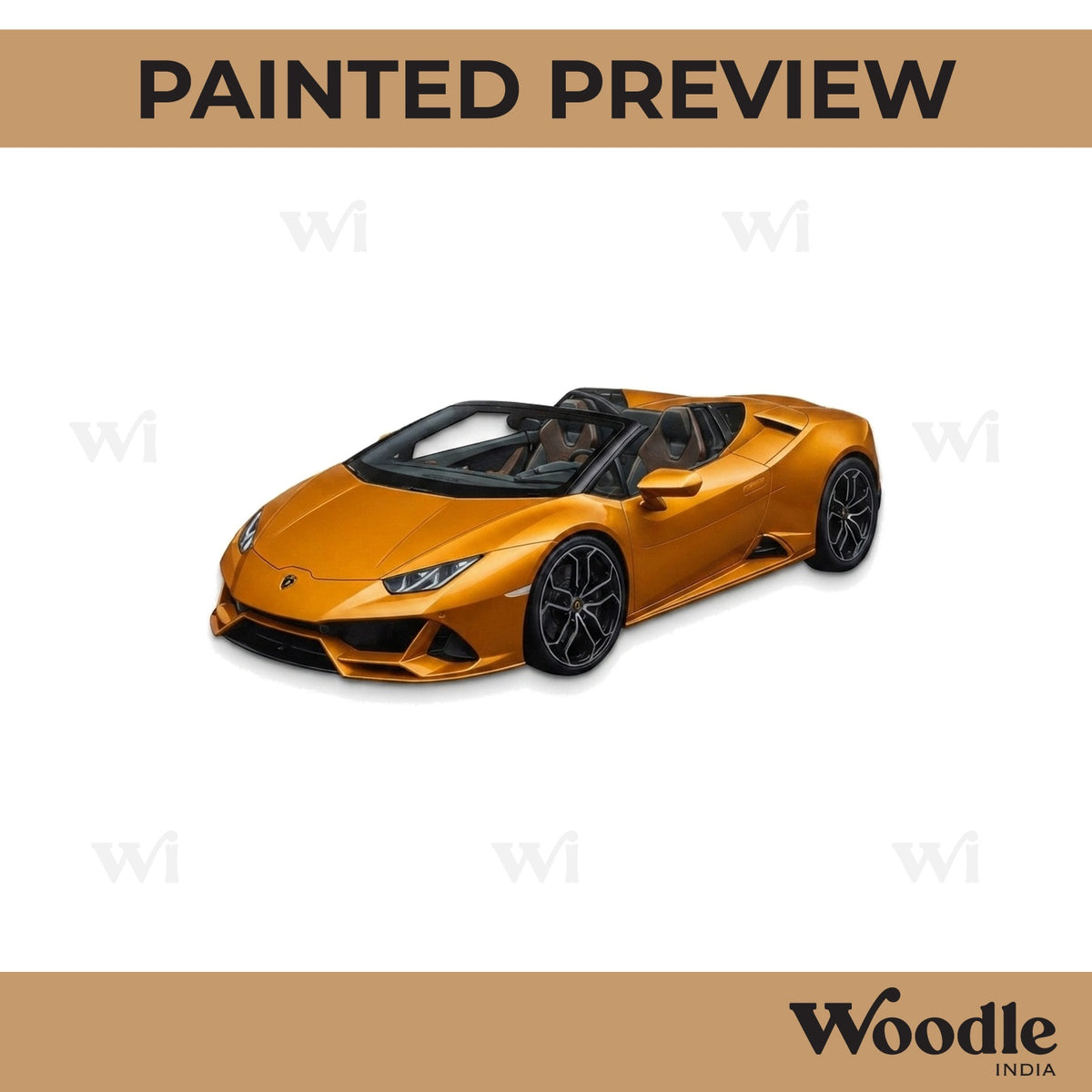 Lamborghini Supercar Pre Marked MDF Design 2
