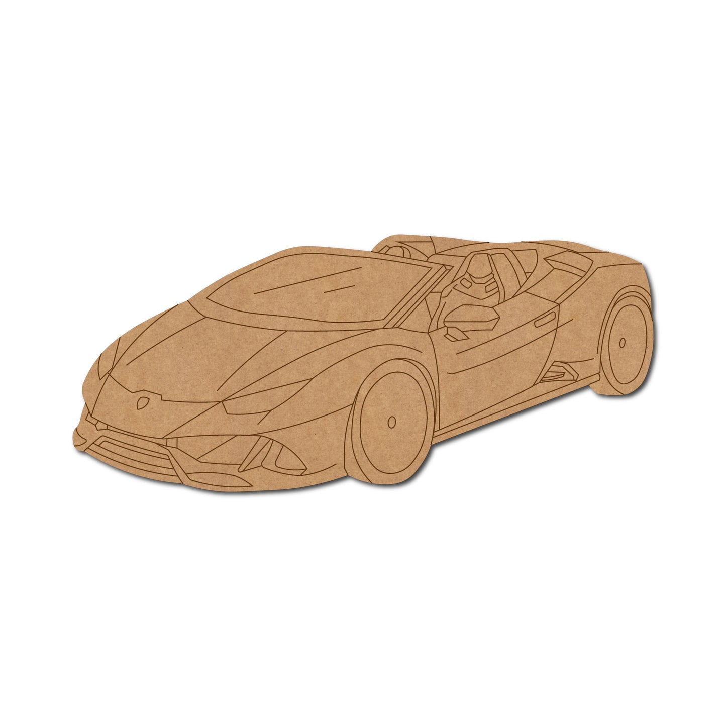 Lamborghini Supercar Pre Marked MDF Design 2