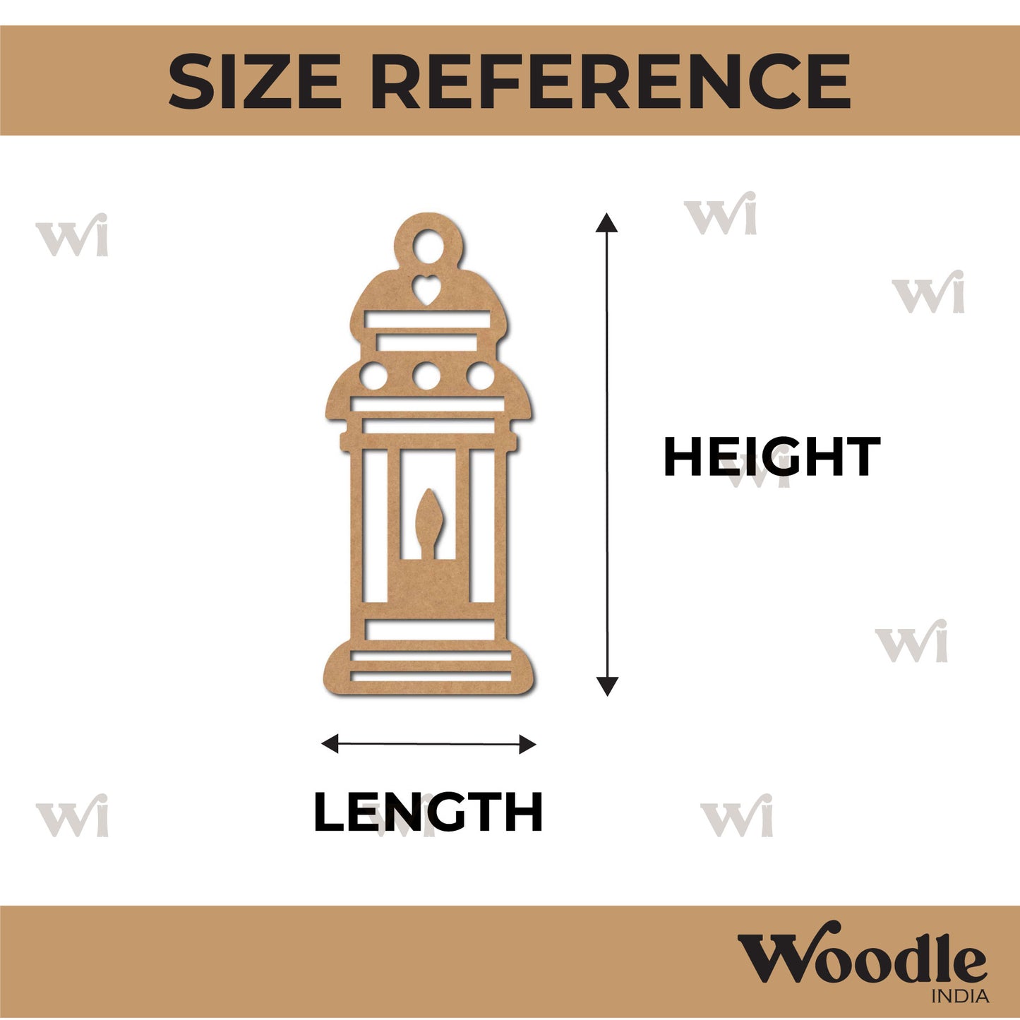 Lamp Cutout MDF Design 14