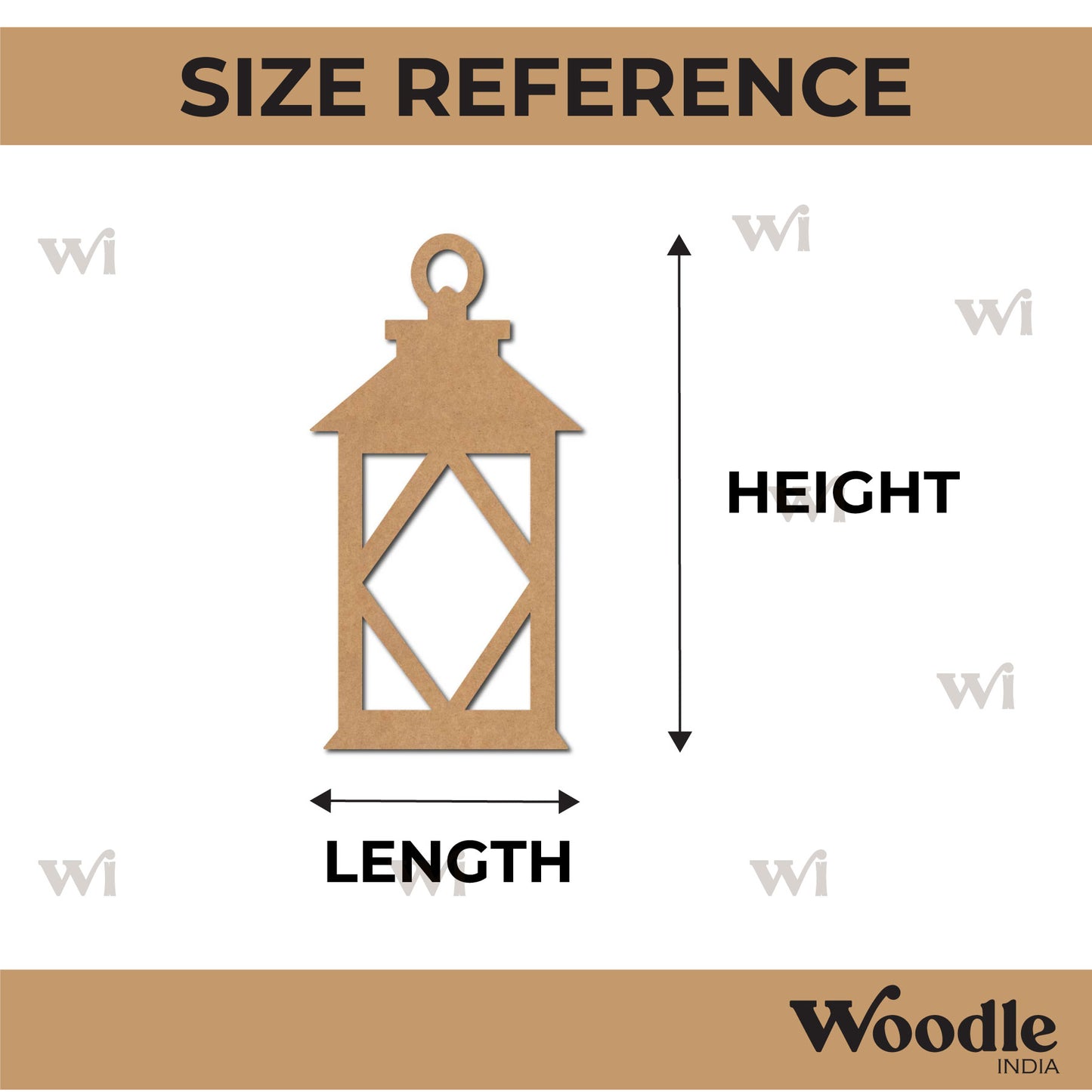 Lamp Cutout MDF Design 3