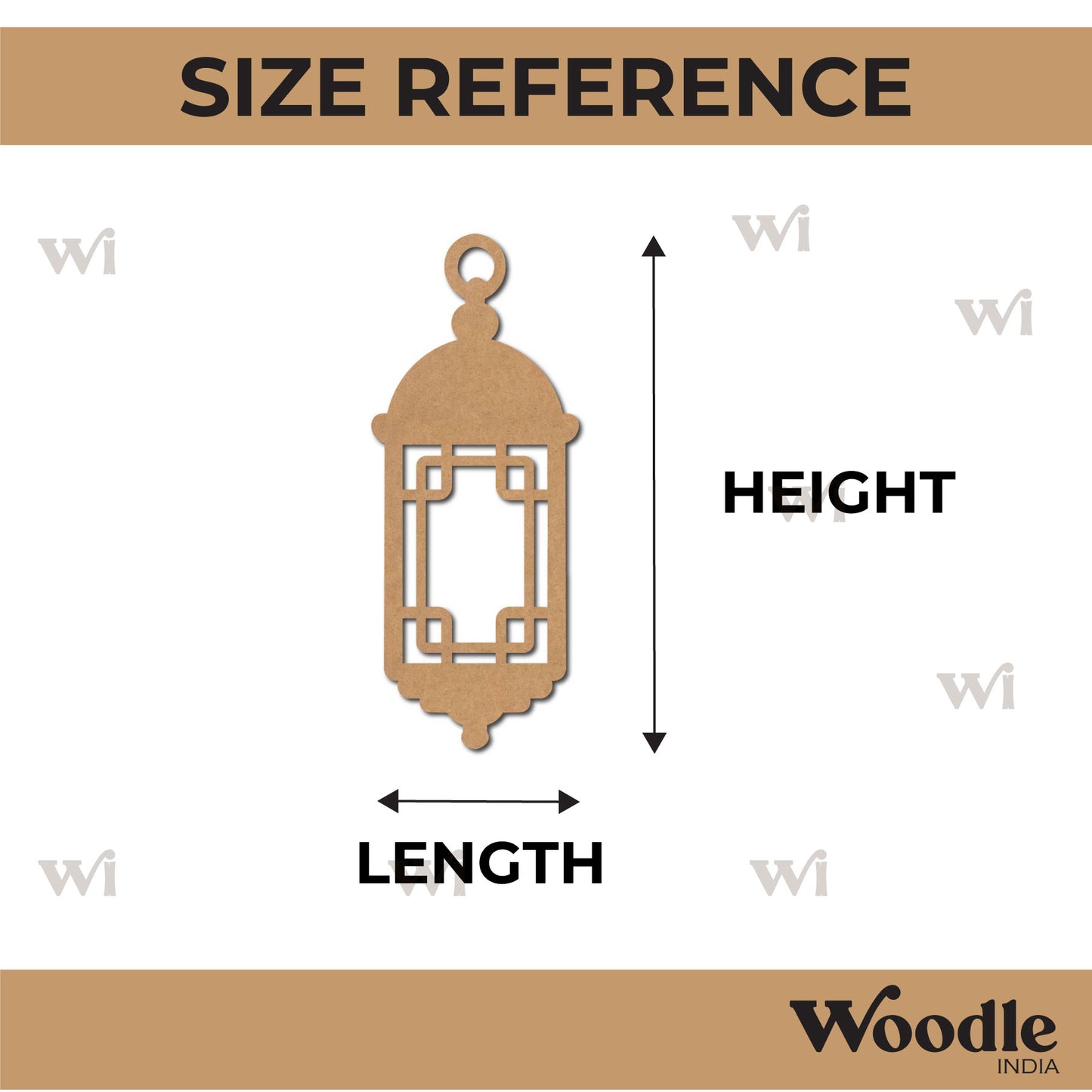 Lamp Cutout MDF Design 5