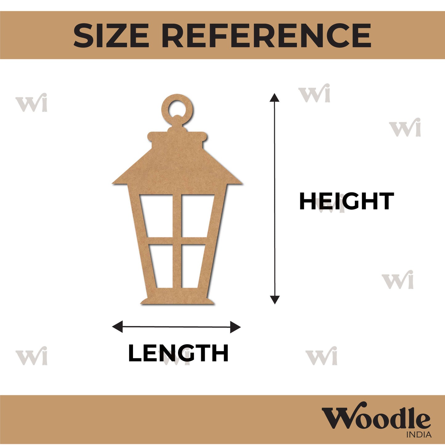 Lamp Cutout MDF Design 6
