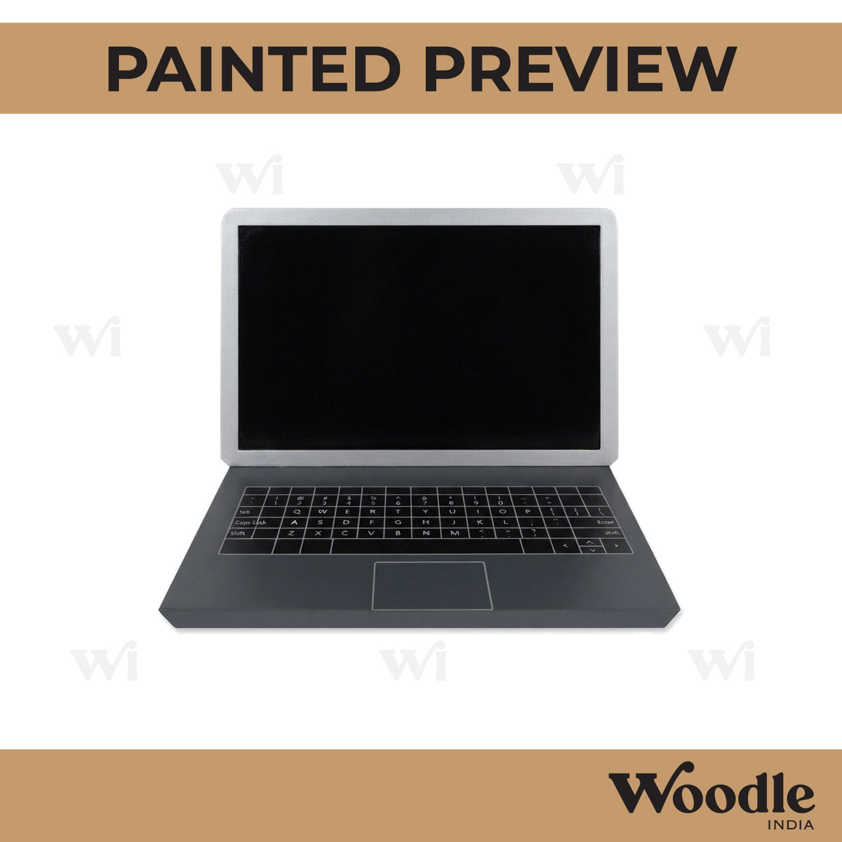 Laptop Pre Marked MDF Design 1