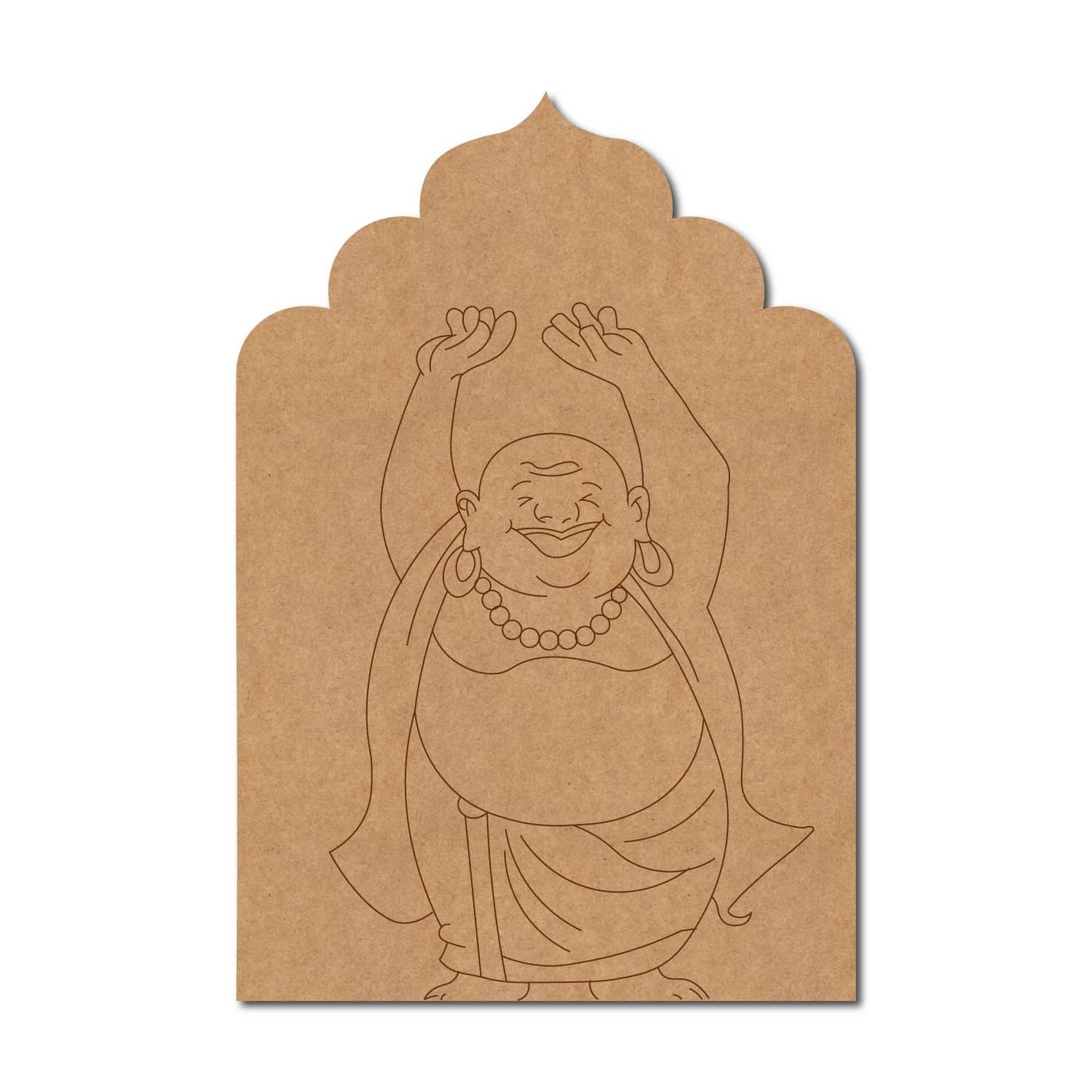 Laughing Buddha Jharokha Pre Marked MDF Design 1