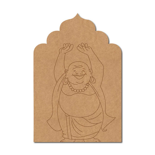 Laughing Buddha Jharokha Pre Marked MDF Design 1