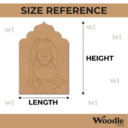 Laughing Buddha Jharokha Pre Marked MDF Design 1