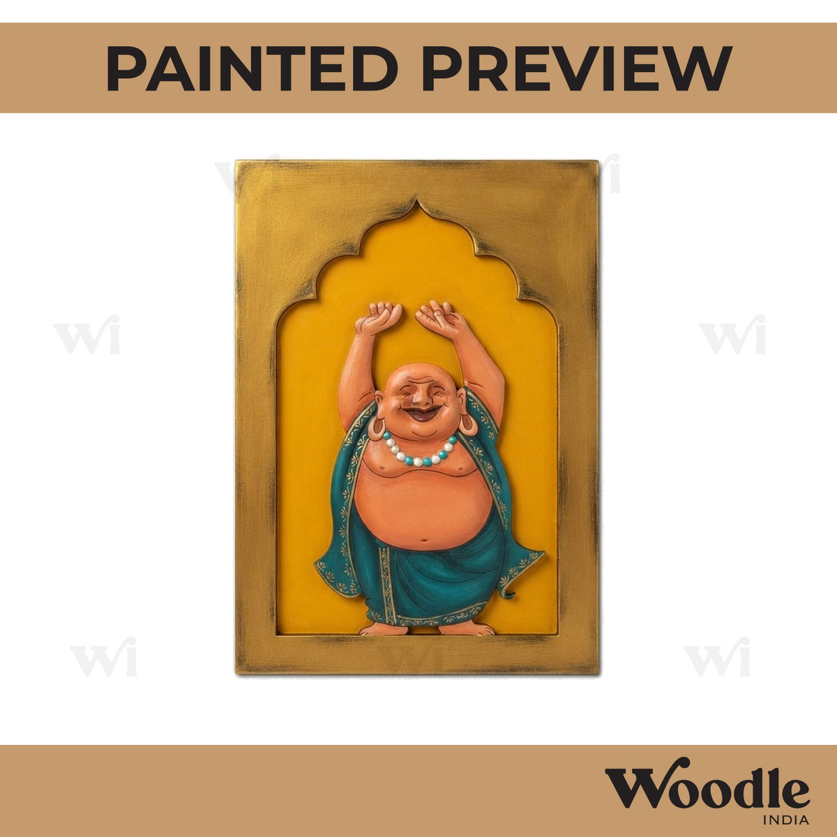 Laughing Buddha Jharokha Pre Marked MDF Design 2