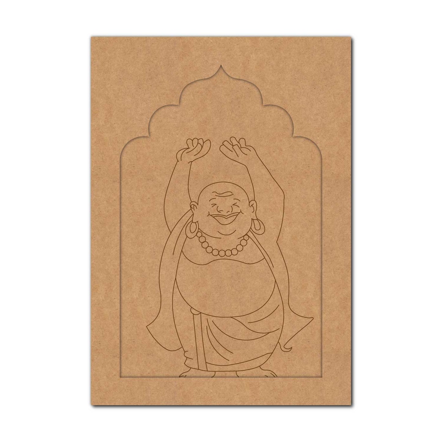 Laughing Buddha Jharokha Pre Marked MDF Design 2