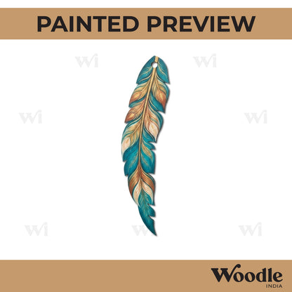 Leaf Bookmark MDF Design 1