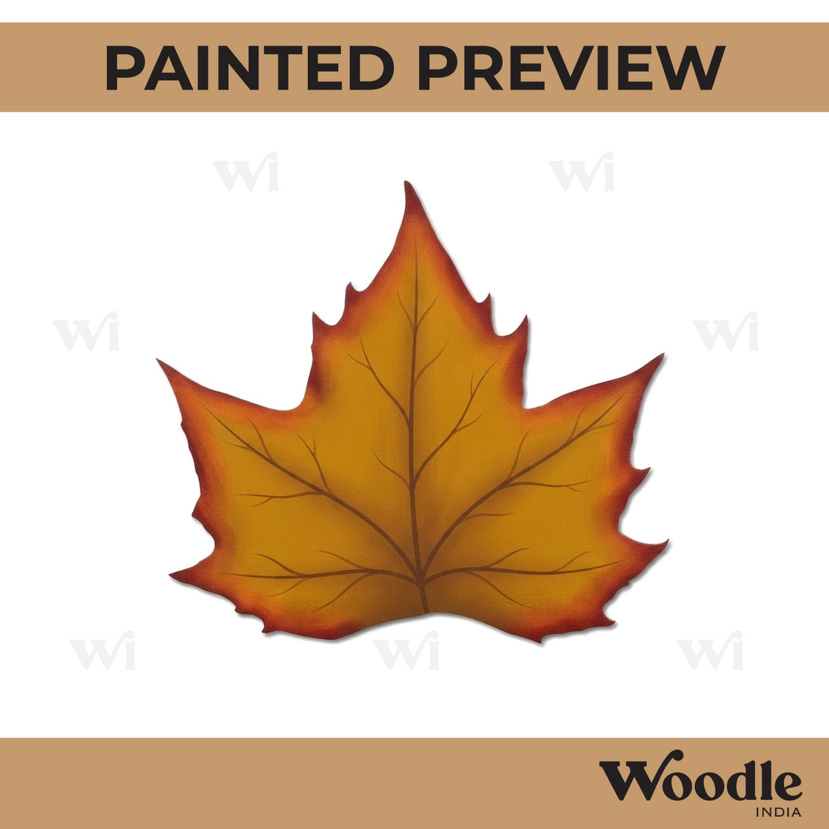 Leaf Cutout MDF Design 1