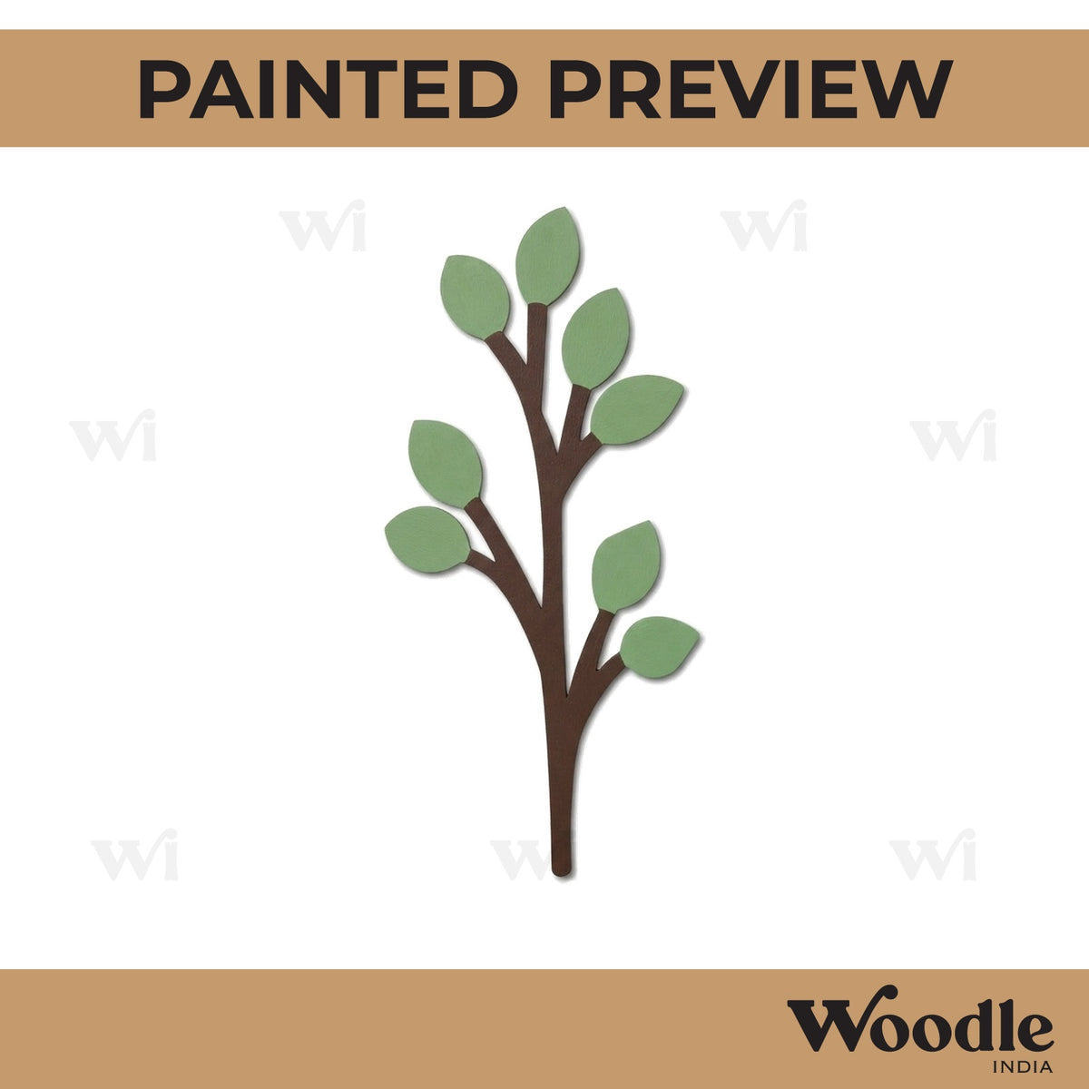 Leaf Cutout MDF Design 16