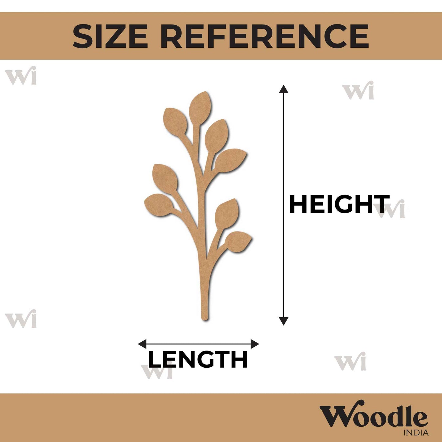 Leaf Cutout MDF Design 16