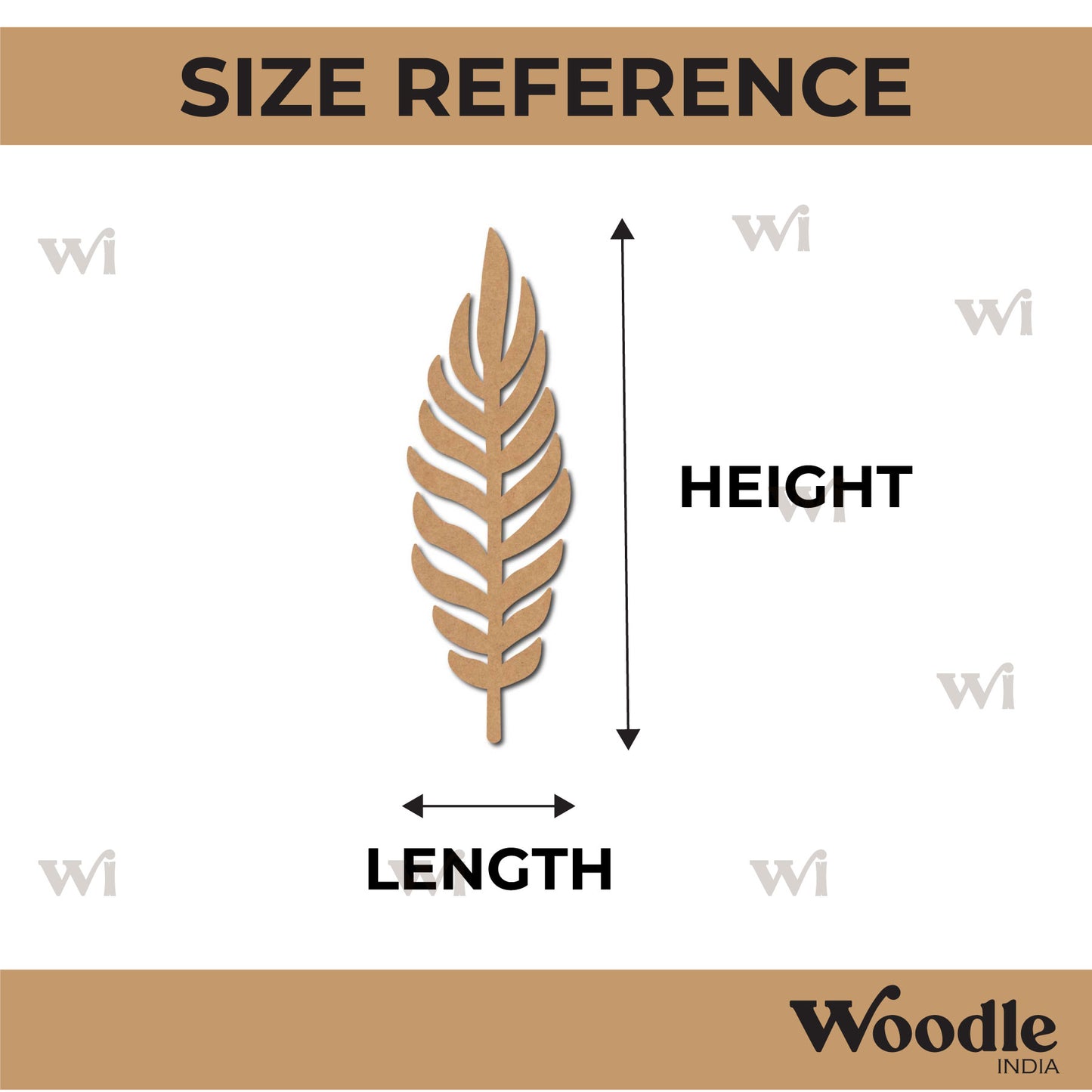 Leaf Cutout MDF Design 17