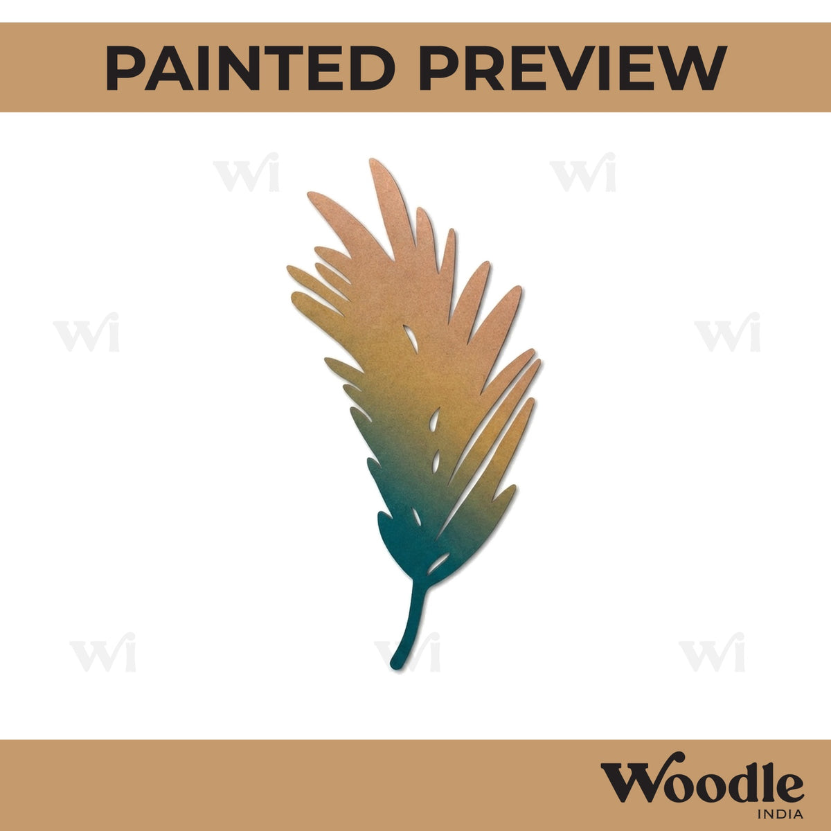 Leaf Cutout MDF Design 19