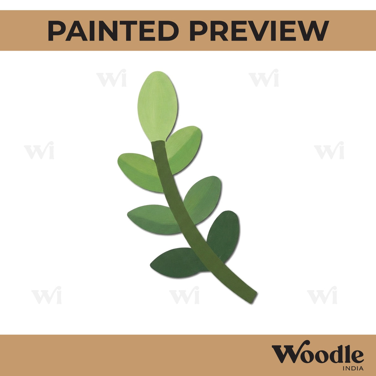 Leaf Cutout MDF Design 2