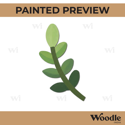 Leaf Cutout MDF Design 2