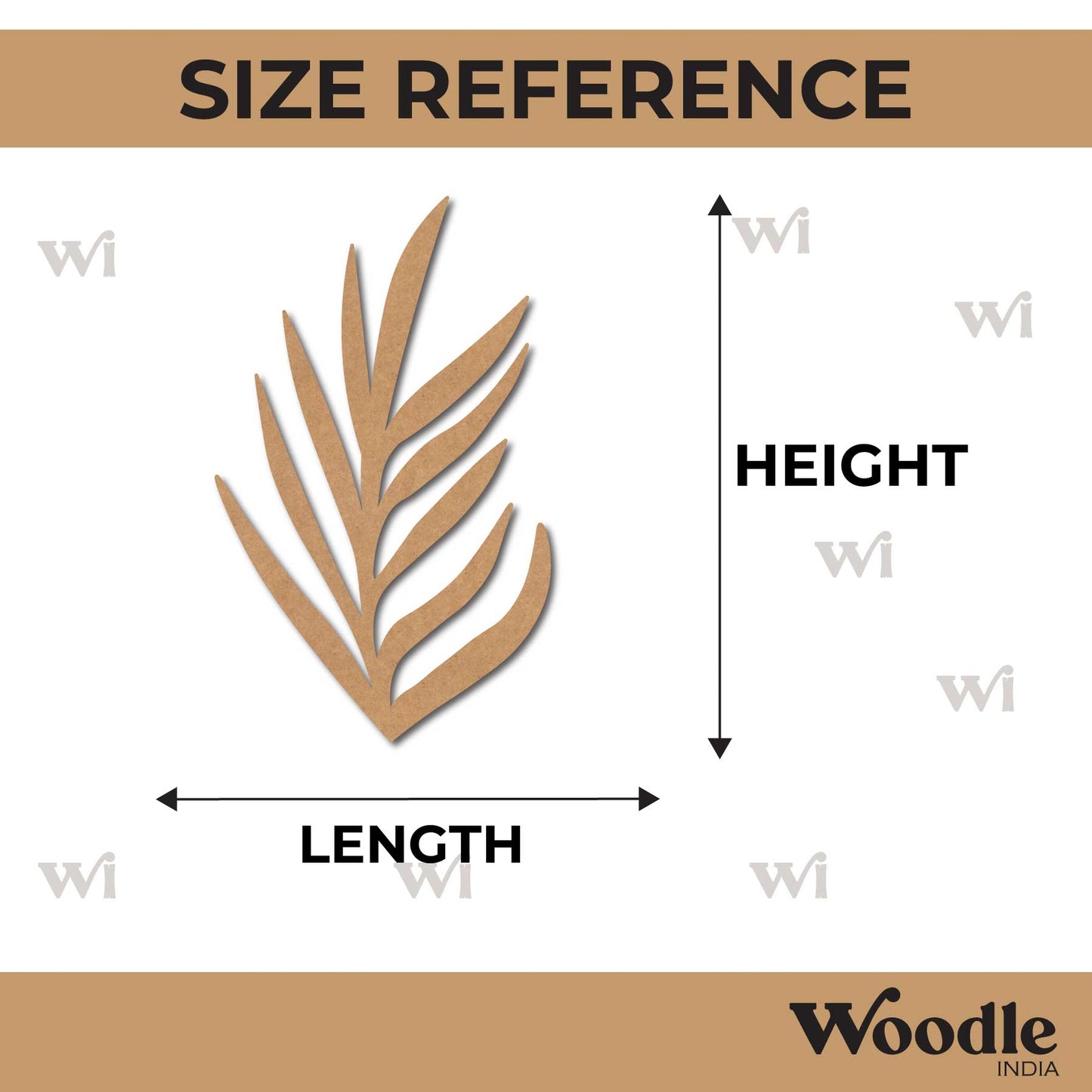 Leaf Cutout MDF Design 36