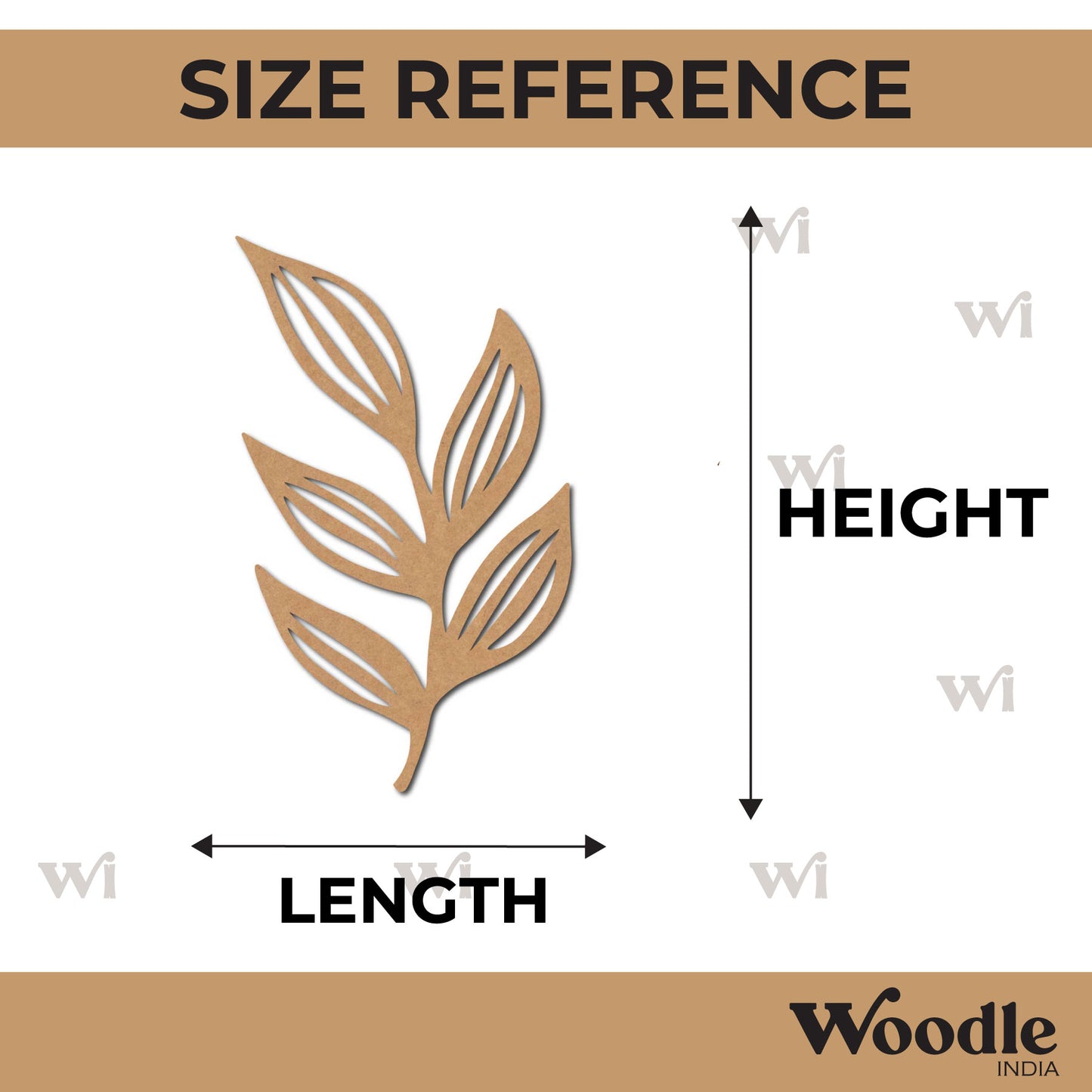 Leaf Cutout MDF Design 37