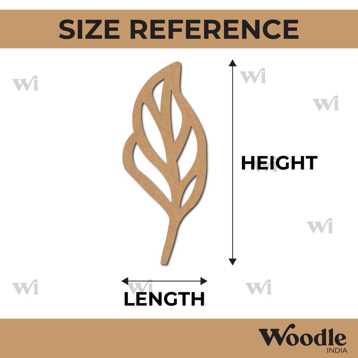 Leaf Cutout MDF Design 40