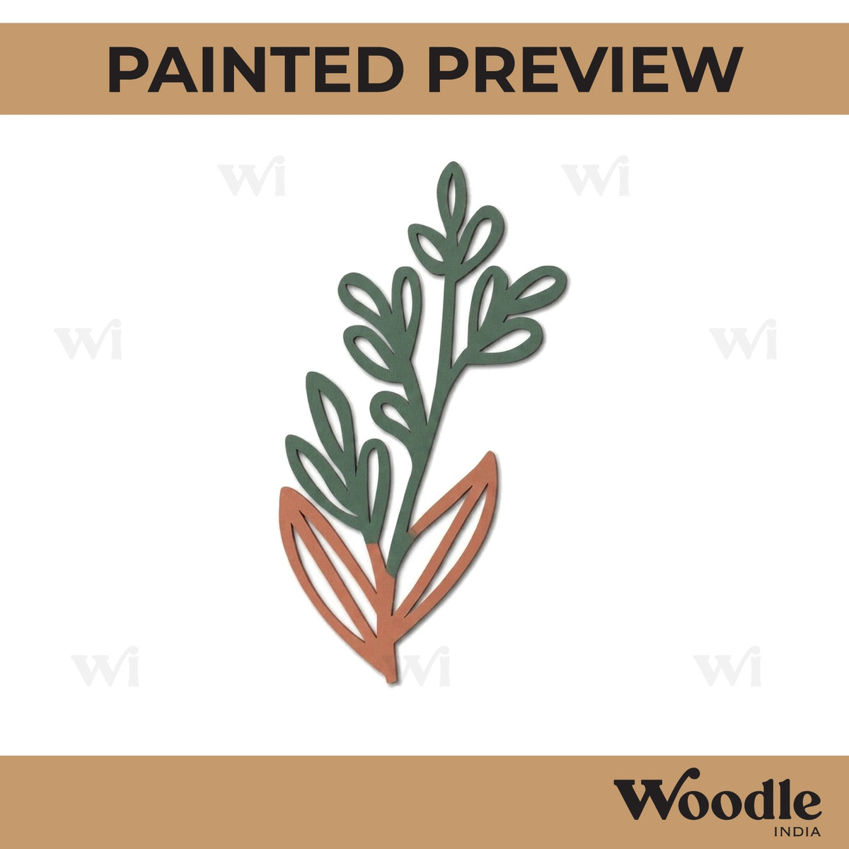 Leaf Cutout MDF Design 43