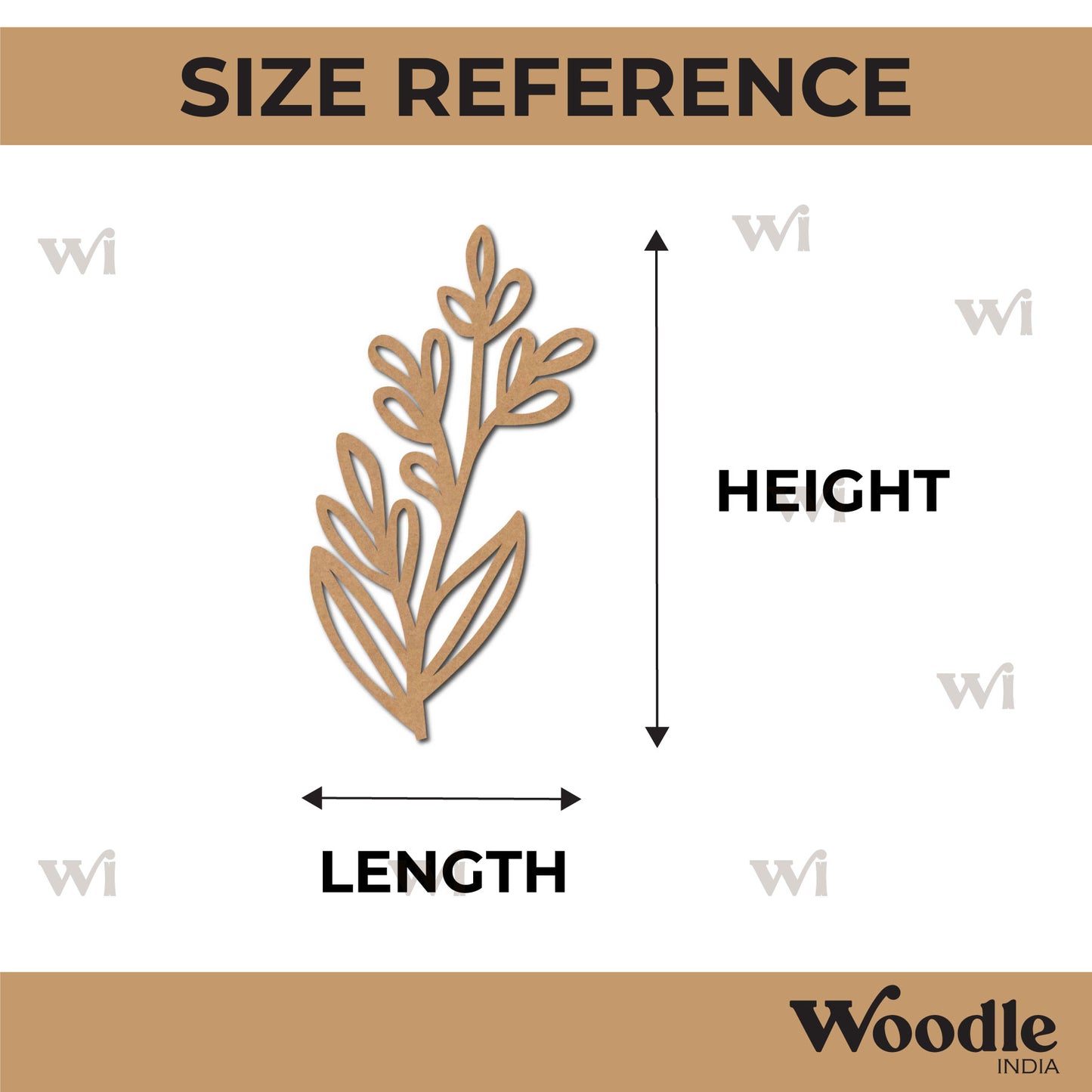 Leaf Cutout MDF Design 43