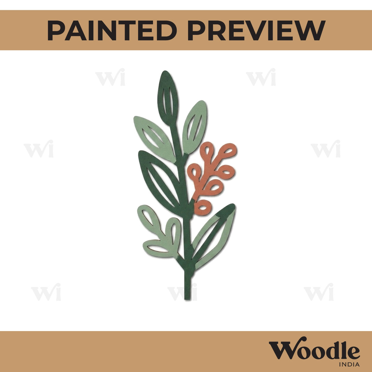 Leaf Cutout MDF Design 46
