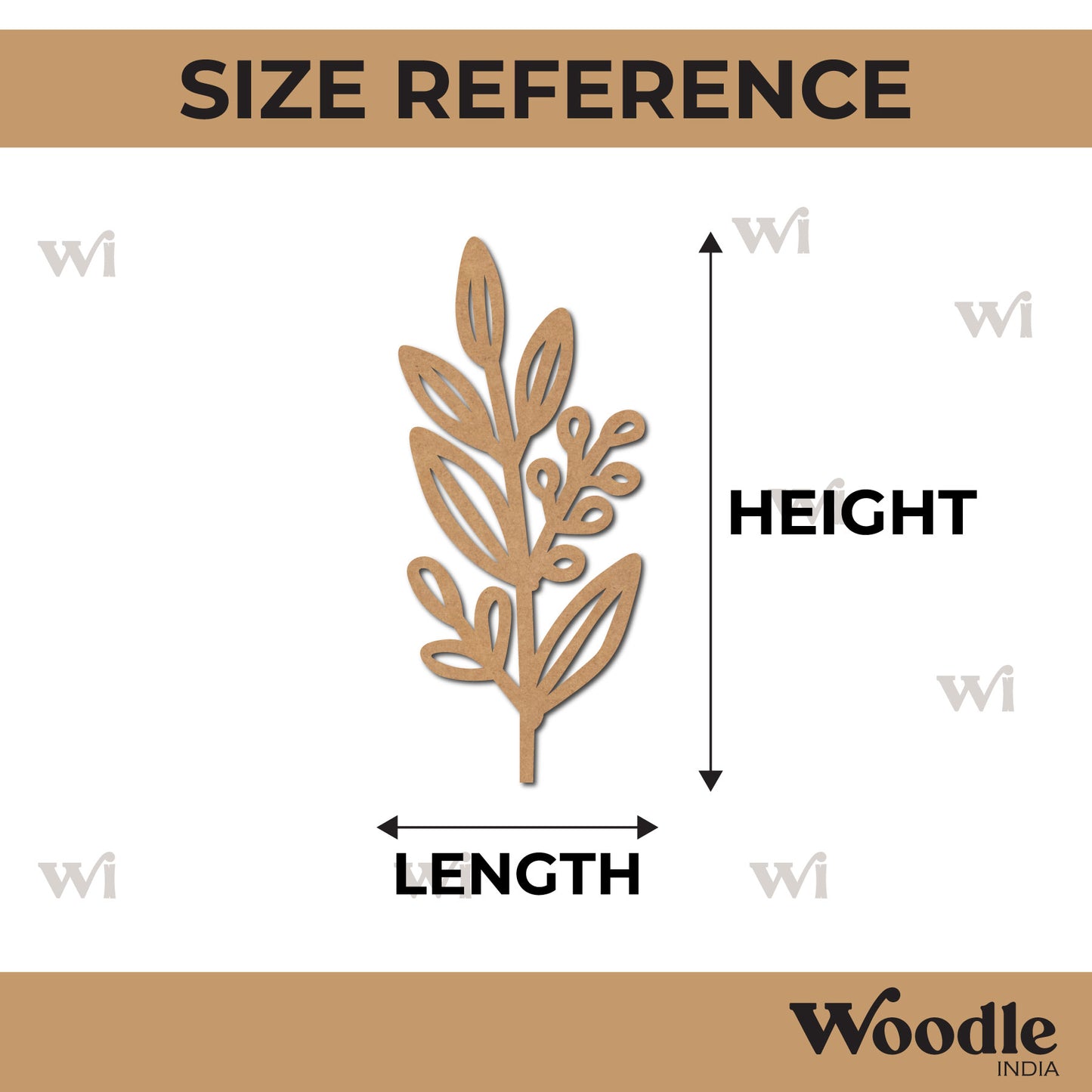 Leaf Cutout MDF Design 46