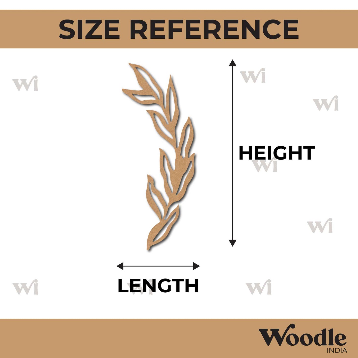 Leaf Cutout MDF Design 48