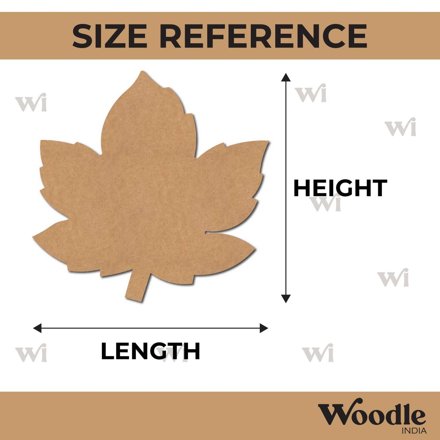 Leaf Cutout MDF Design 8