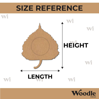 Leaf Diya Tealight Holder MDF Design 3
