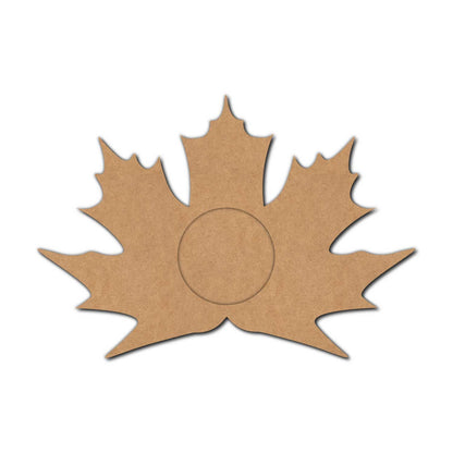 Leaf Diya Tealight Holder MDF Design 4