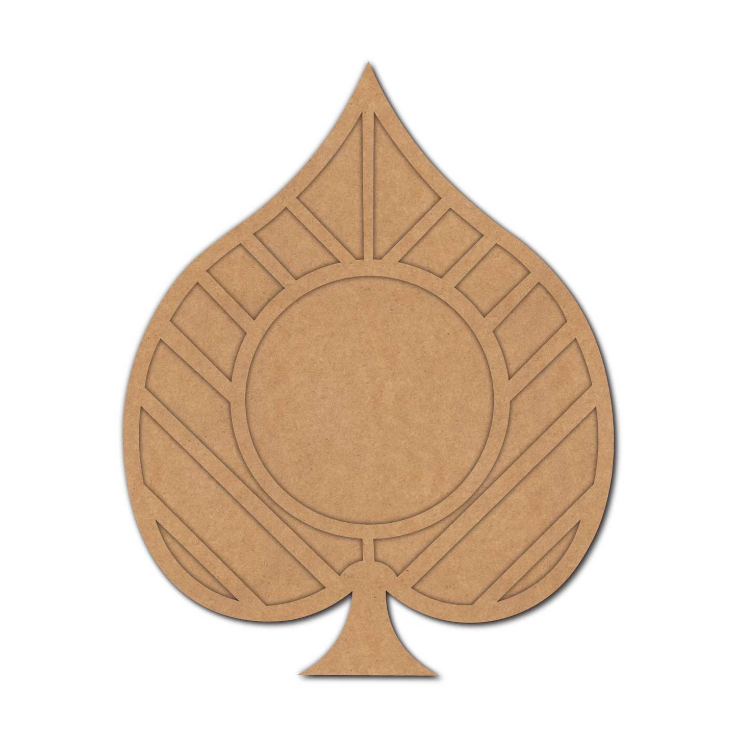 Leaf Diya Tealight Holder MDF Design 5
