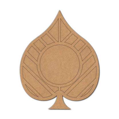 Leaf Diya Tealight Holder MDF Design 5