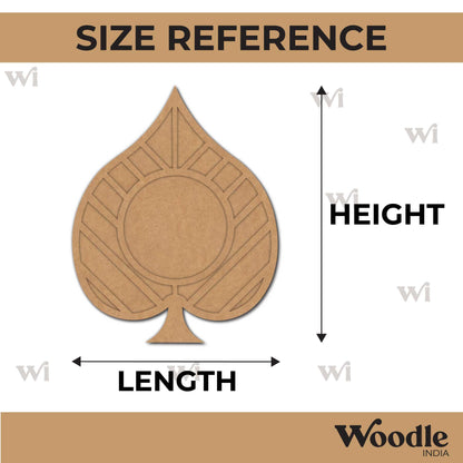 Leaf Diya Tealight Holder MDF Design 5