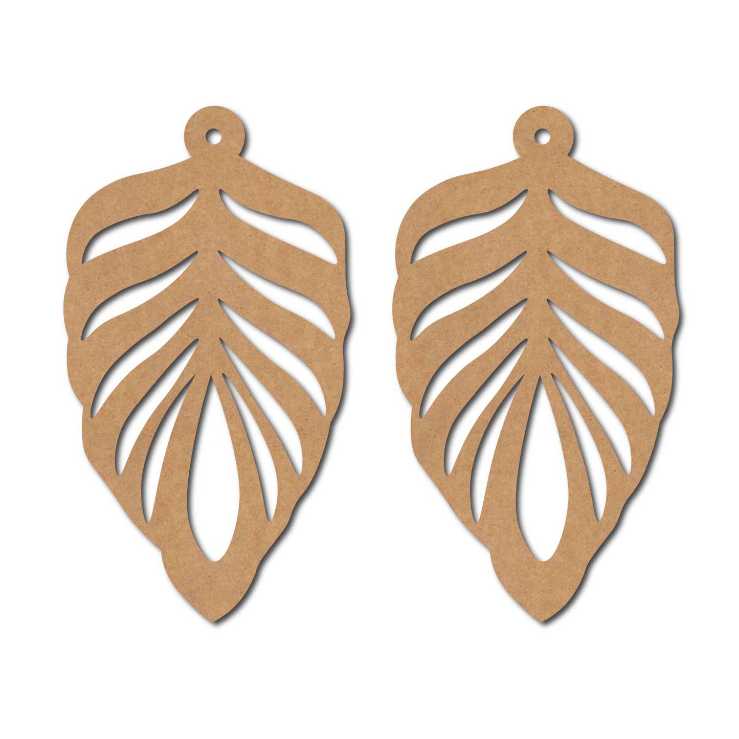 Leaf Earrings MDF Design 1
