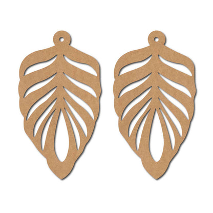 Leaf Earrings MDF Design 1