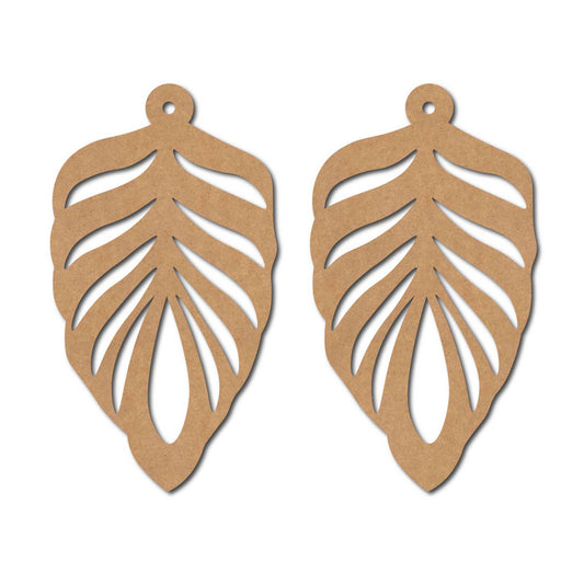 Leaf Earrings MDF Design 1