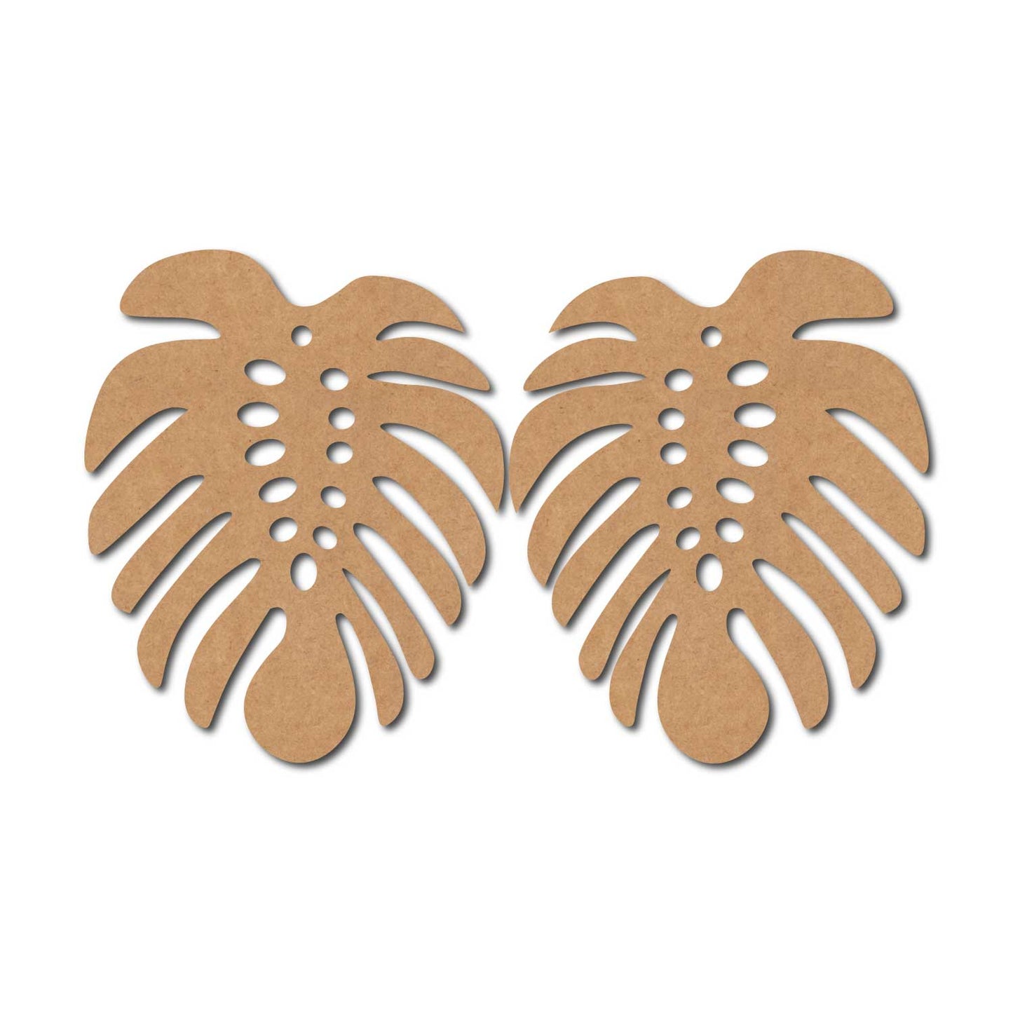 Leaf Earrings MDF Design 2