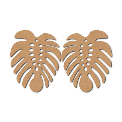 Leaf Earrings MDF Design 2