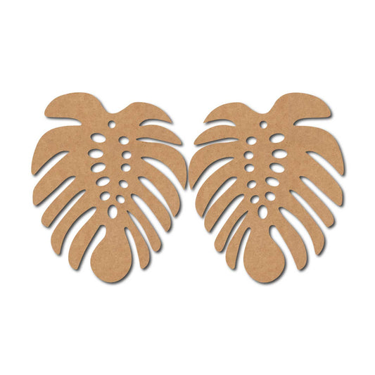 Leaf Earrings MDF Design 2