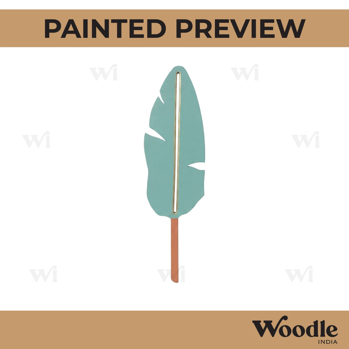 Leaf Stick Cutout MDF Design 2