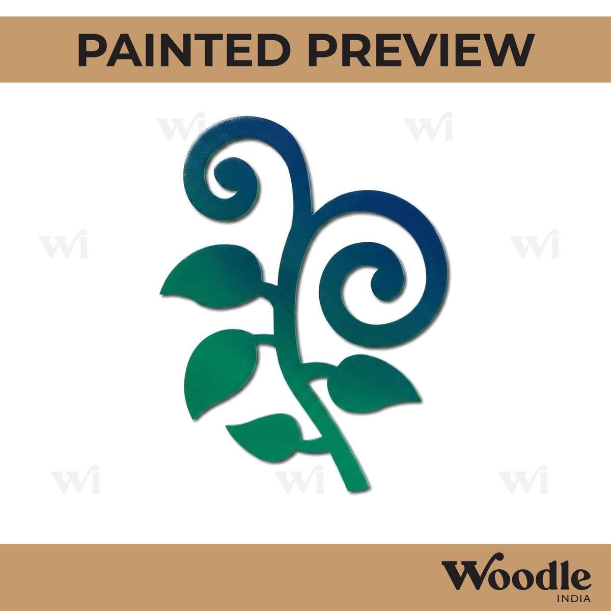 Leaves Cutout MDF Design 10